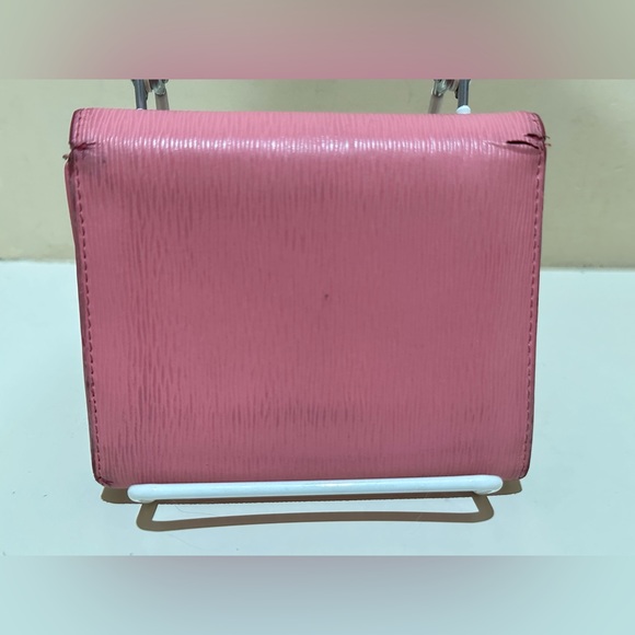 Prada Light Pink Leather Trifold Wallet - Picture 2 of 13